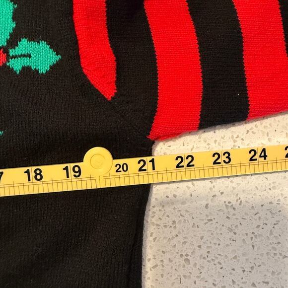 The Simpsons Christmas Lisa Bart Womens Holiday Cardigan Ugly Sweater Size M - Picture 5 of 6